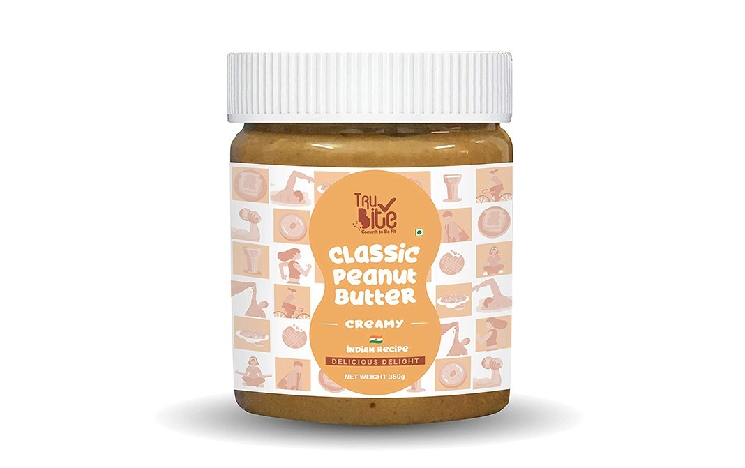 Trubite Classic Peanut Butter Creamy    Plastic Jar  350 grams
